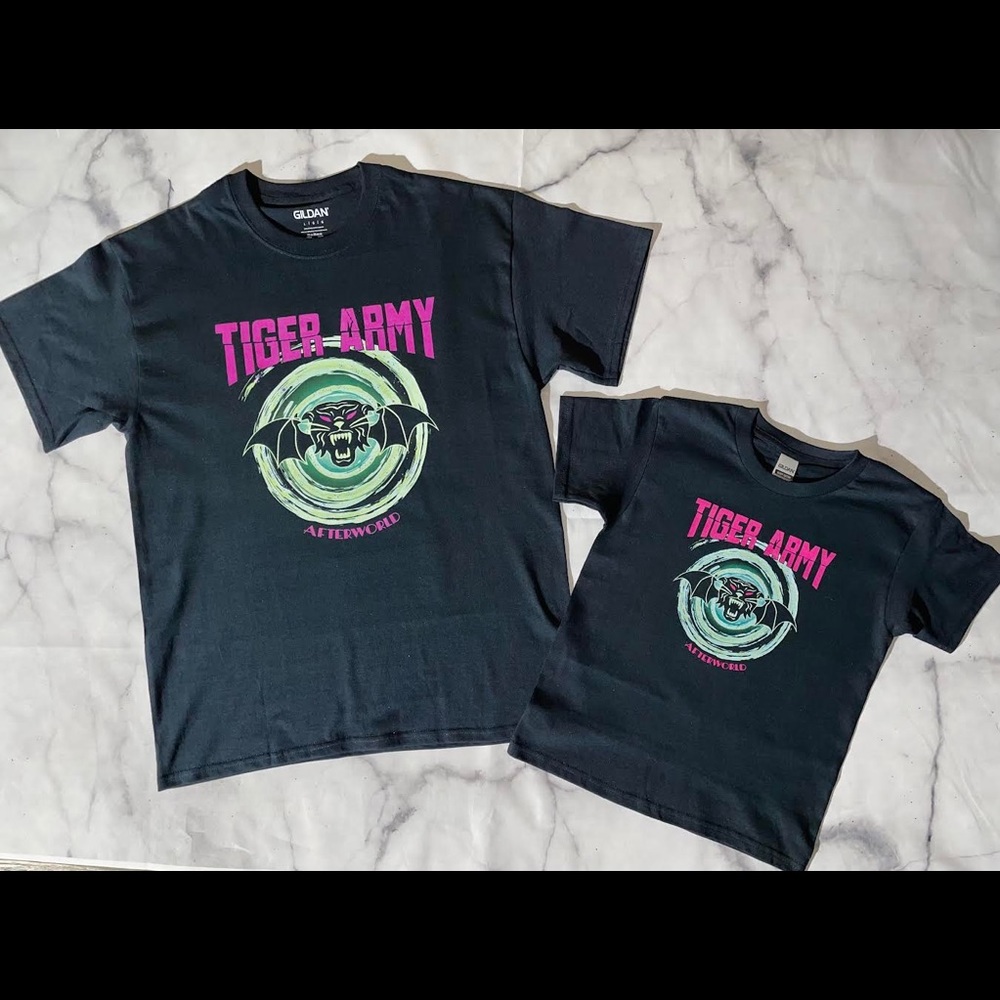 Tshirt tiger army matching set